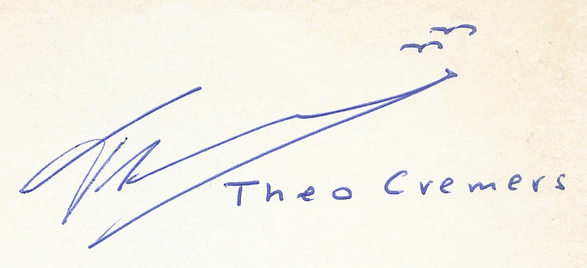 Theo Cremers handtekening