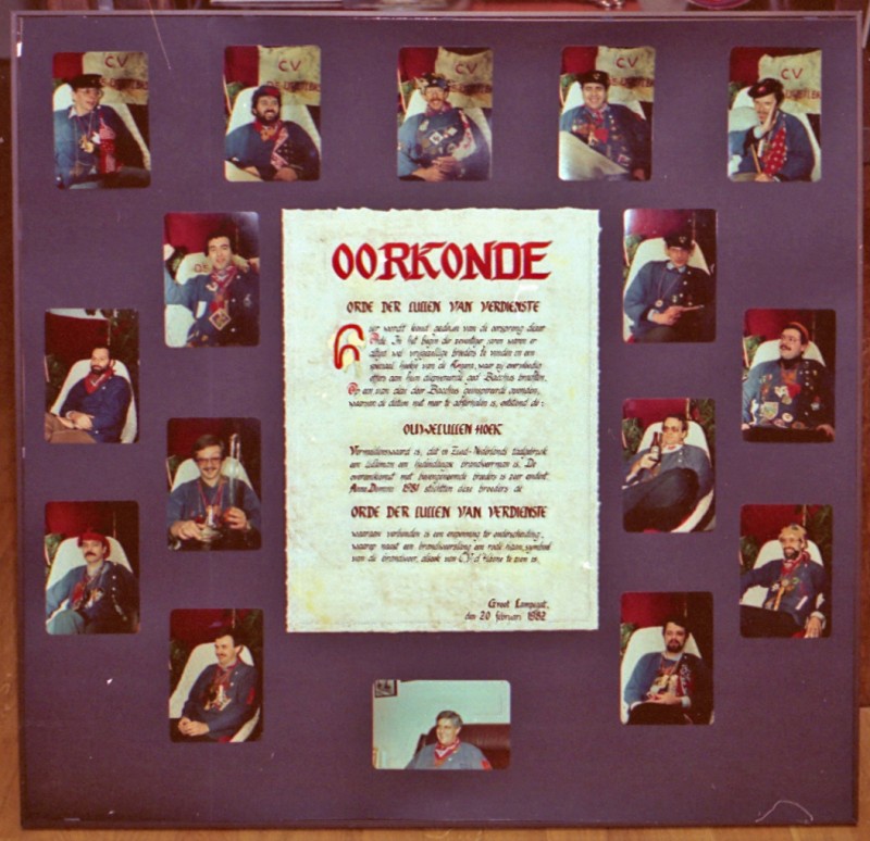 1982 02 20 Oorkonde met foto s