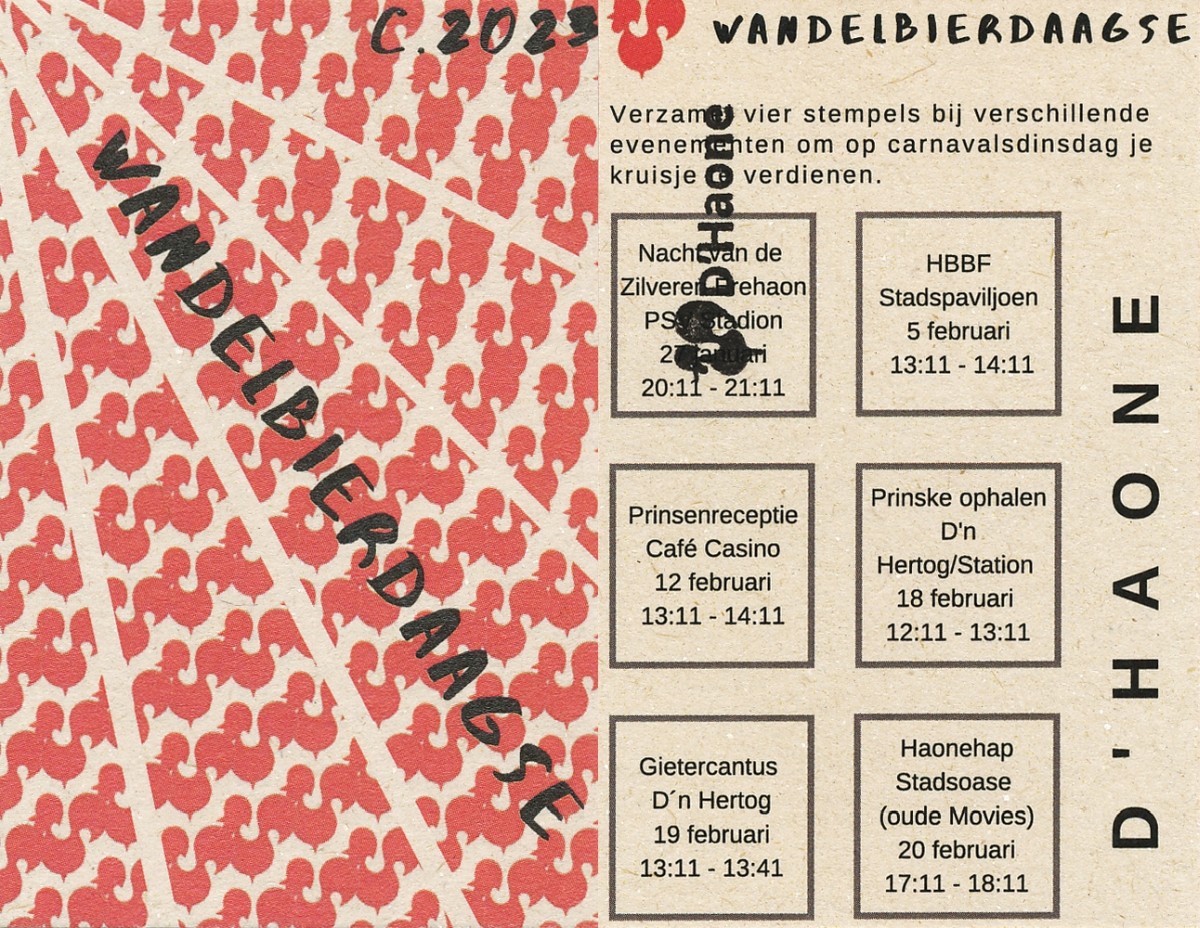 2023 Wandelbierdaagsekaart
