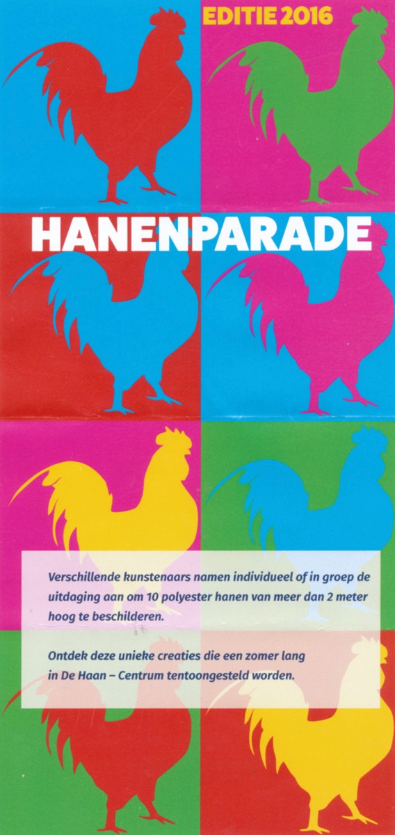 2016 Hanenparade folder voorkant