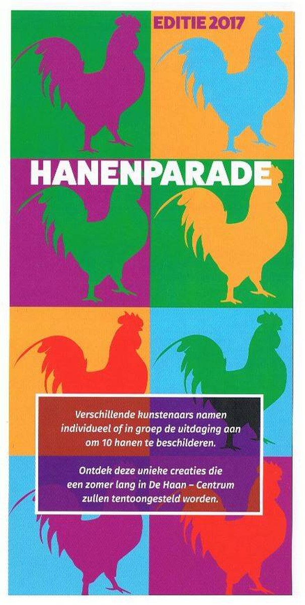 2017 Hanenparade folder voorkant