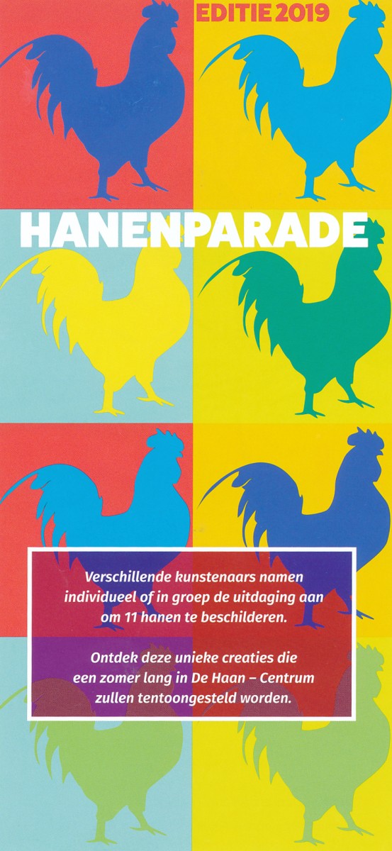 2019 Hanenparade folder voorkant